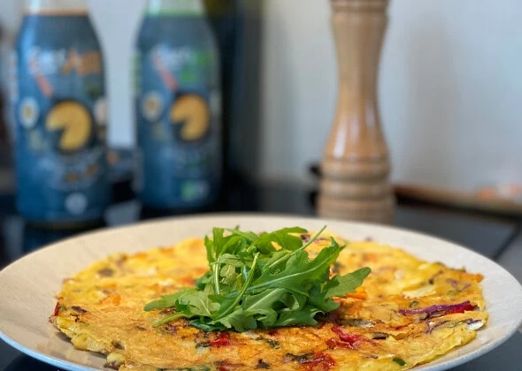 Vegan omelette