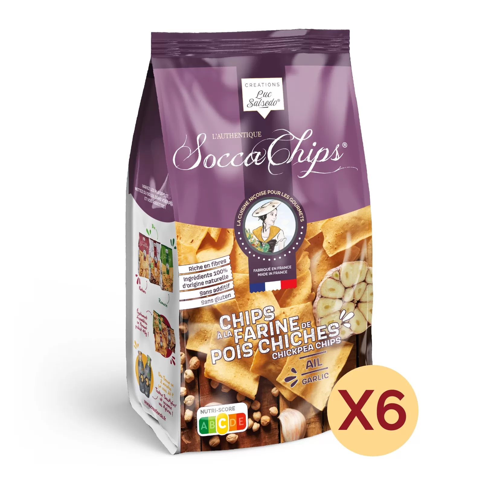 Socca Chips® AIL x6