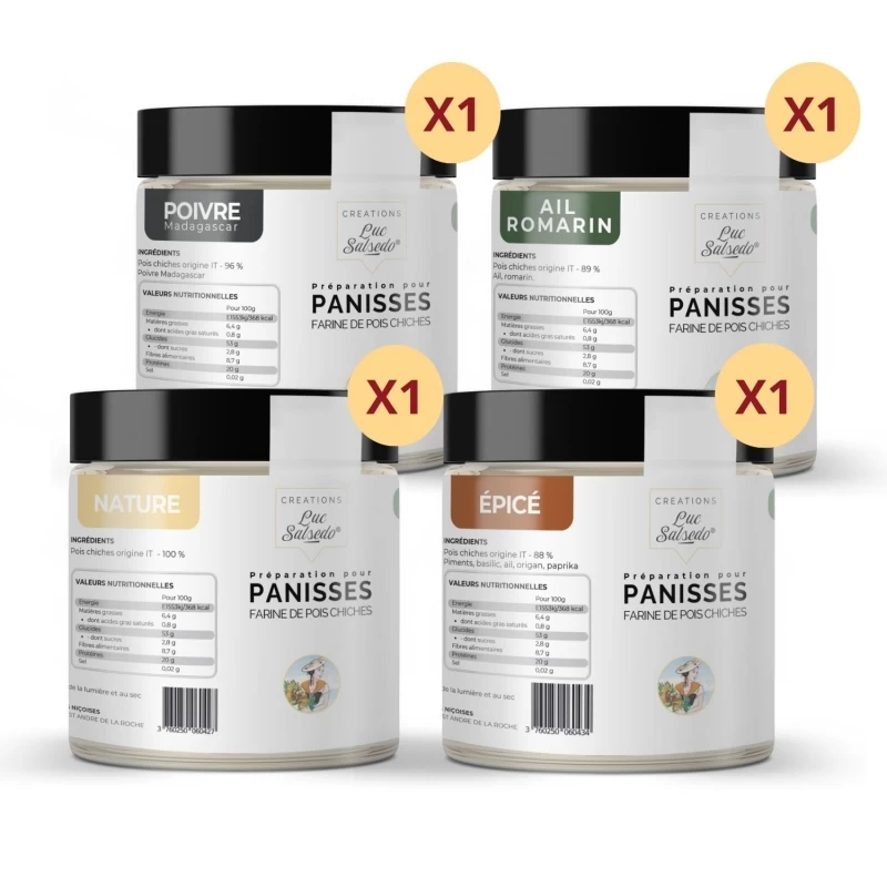 Panisses MIX 4 saveurs 